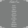 Romantic Lace Table Plan Card additional 4