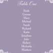 Romantic Lace Table Plan Card additional 3