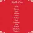 Romantic Lace Table Plan Card additional 7