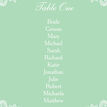 Romantic Lace Table Plan Card additional 2