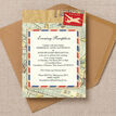 Vintage Airmail Evening Reception Invitation additional 2