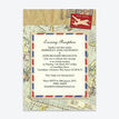 Vintage Airmail Evening Reception Invitation additional 1
