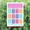 Mexican Inspired Papel Picado Wedding Seating Plan additional 1