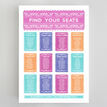 Mexican Inspired Papel Picado Wedding Seating Plan additional 2