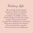Classic Wedding Gift Wish Card additional 1
