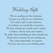 Classic Wedding Gift Wish Card additional 12