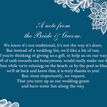 Lace Wedding Gift Wish Card additional 6
