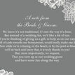 Lace Wedding Gift Wish Card additional 3