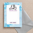 Ice Skating Personalised Thank You Card additional 1