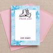 Ice Skating Personalised Thank You Card additional 3