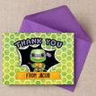 Turtle Superhero Thank You Card additional 1