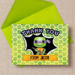 Turtle Superhero Thank You Card additional 3