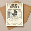 Vintage Pram Baby Shower Invitation additional 2