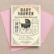 Vintage Pram Baby Shower Invitation additional 3