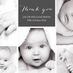 Photo Collage Birth Announcement Card additional 3
