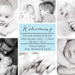 Classic Collage Photo Birth Announcement Card additional 7