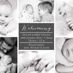 Classic Collage Photo Birth Announcement Card additional 5