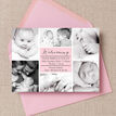 Classic Collage Photo Birth Announcement Card additional 2