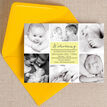 Classic Collage Photo Birth Announcement Card additional 4