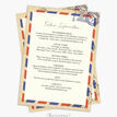 Vintage Airmail Wedding Invitation additional 2