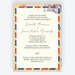 Vintage Airmail Wedding Invitation additional 1