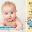 Beatrix Potter's Peter Rabbit Photo Birth Announcement Card additional 3