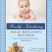 Teddy Bears' Picnic Photo Birth Announcement Card additional 5