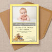 Teddy Bears' Picnic Photo Birth Announcement Card additional 1