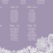 Romantic Lace Wedding Seating Plan additional 14