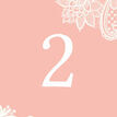 Romantic Lace Table Number additional 1