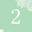 Romantic Lace Table Number additional 3