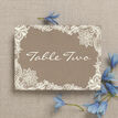 Rustic Lace Table Name additional 2