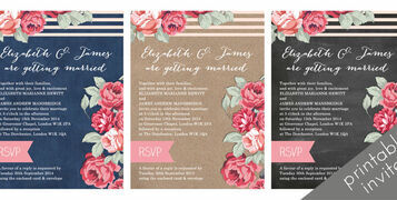 how to print your own DIY wedding invites invitations stationery