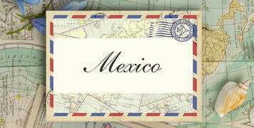 1. Airmail Wedding Table Name Cards travel themed destination by Hip Hip Hooray wedding stationery