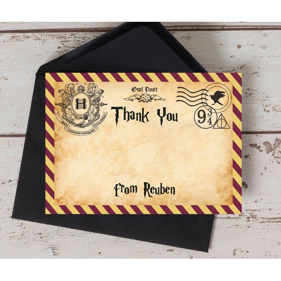 Witches & Wizards Thank You Card