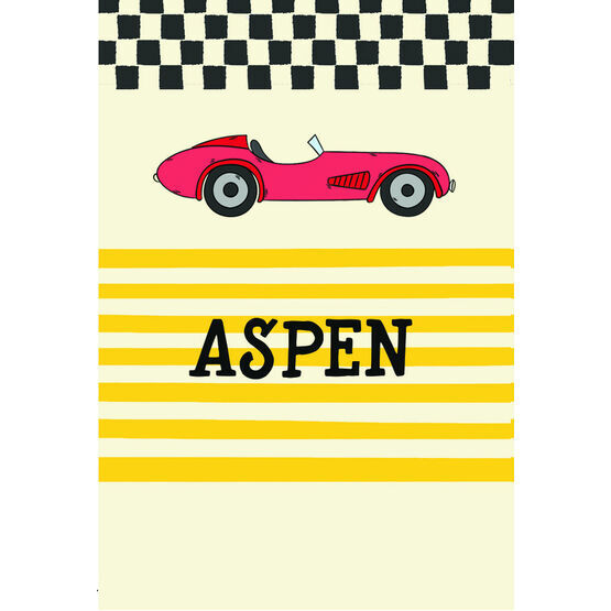 Racing Cars Name Cards - Set of 9