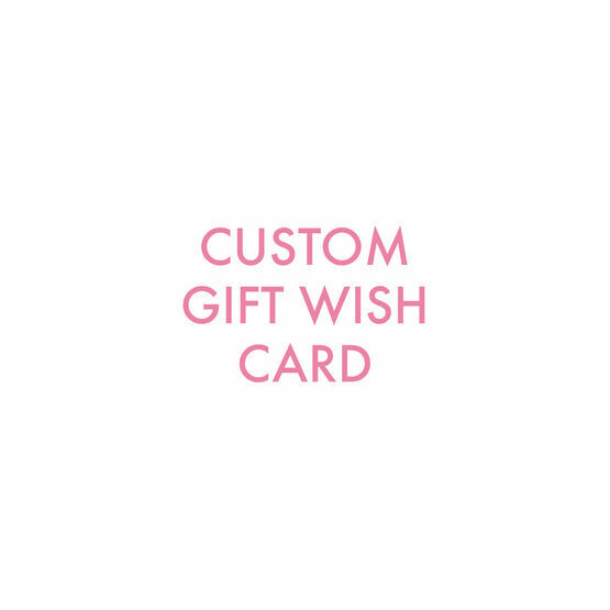 Custom Gift Wish Card