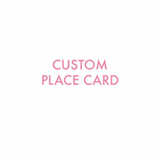 Custom Place Card