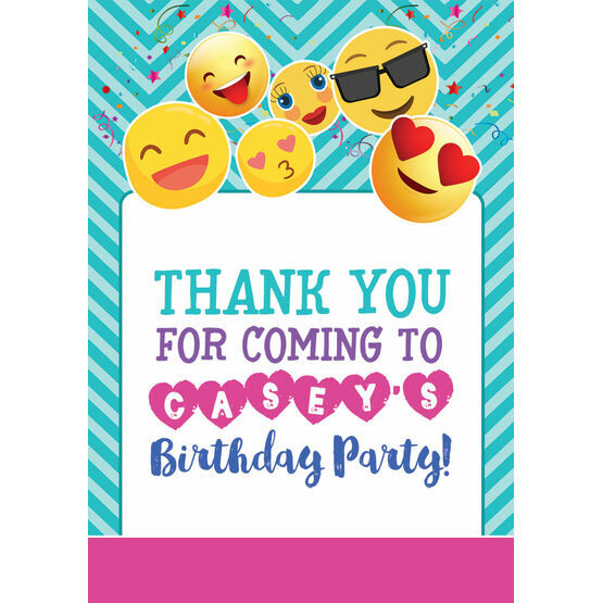 Emoji Themed Personalised Party Printable Sign