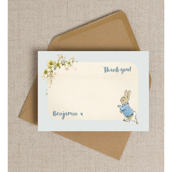 Personalised Peter Rabbit Thank You Cards