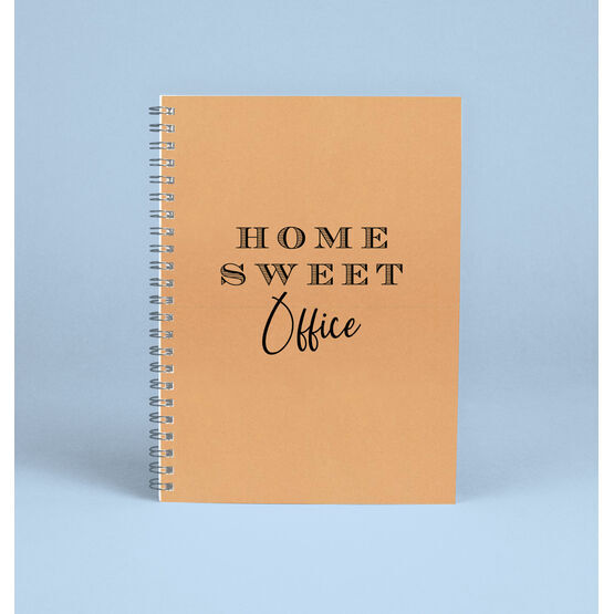 'Home Sweet Office' Work From Home Notebook