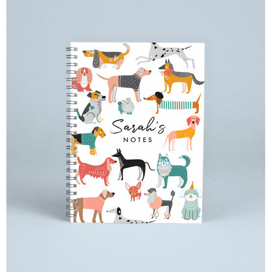 Personalised Dogs Notebook