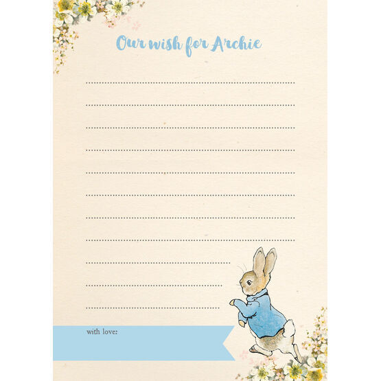 Beatrix Potter Peter Rabbit Birthday Wish Card